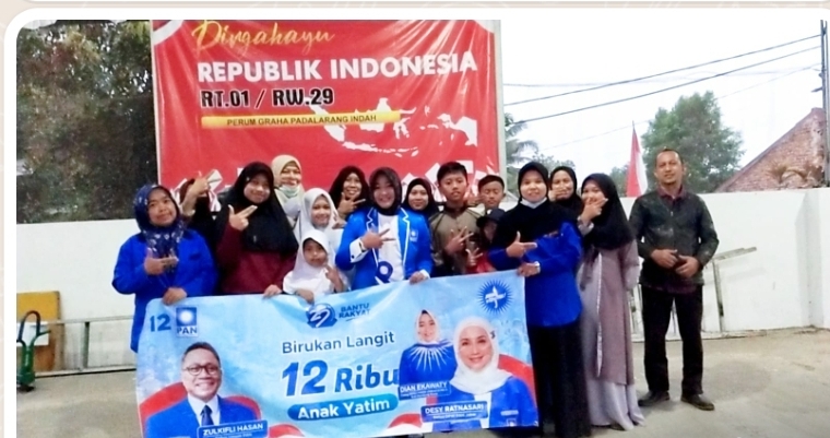 Caleg Partai PAN DPRD Provinsi Jabar III Dian Ekawaty Salurkan Santunan Untuk 12 Ribu Anak Yatim