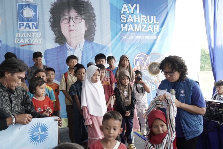 Di Momentum Milad Ke-25, Caleg PAN Jawa Barat Santuni Anak Yatim