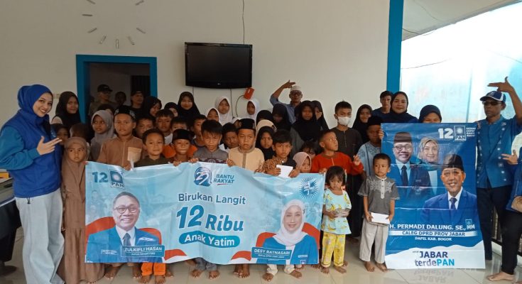 HUT PAN ke -25 , Berbagi Santunan Anak Yatim di Kecamatan Jasinga