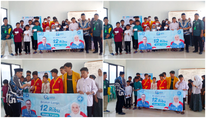 DPW PAN Jawa Barat Bagikan Santunan kepada 12 Ribu Anak Yatim, Enjang Tedi: Bentuk Syukur HUT PAN ke-25